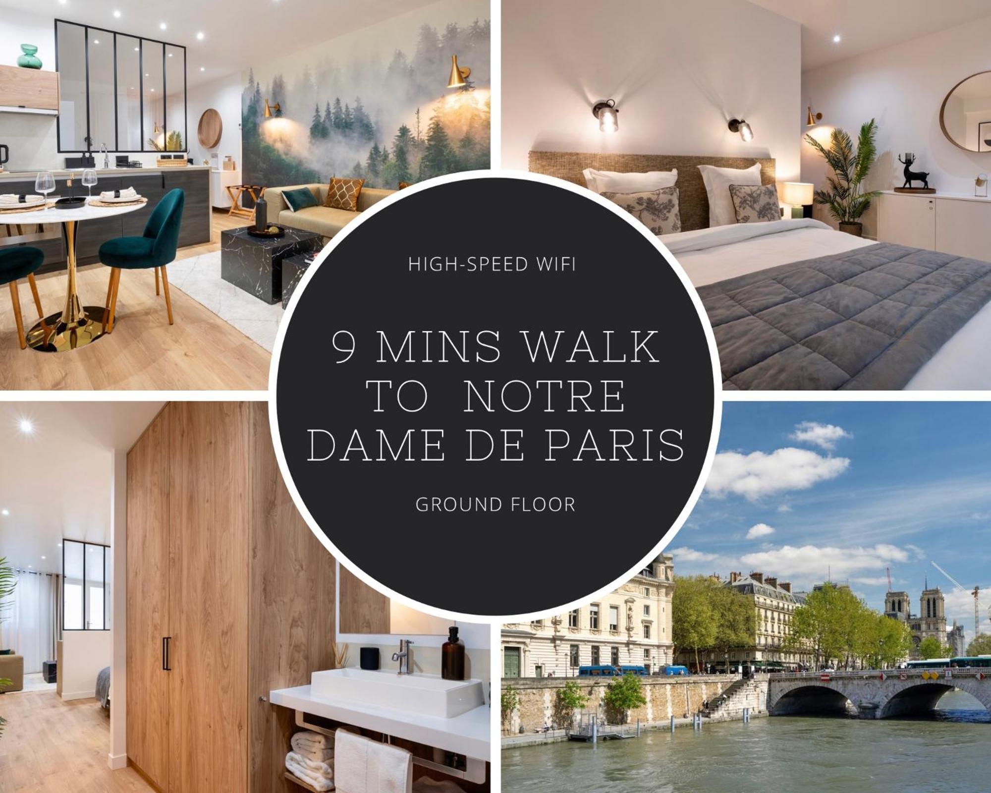 Appartement Cosy A 9 Min A Pied De La Cathedrale Notre Dame Paris Exterior foto
